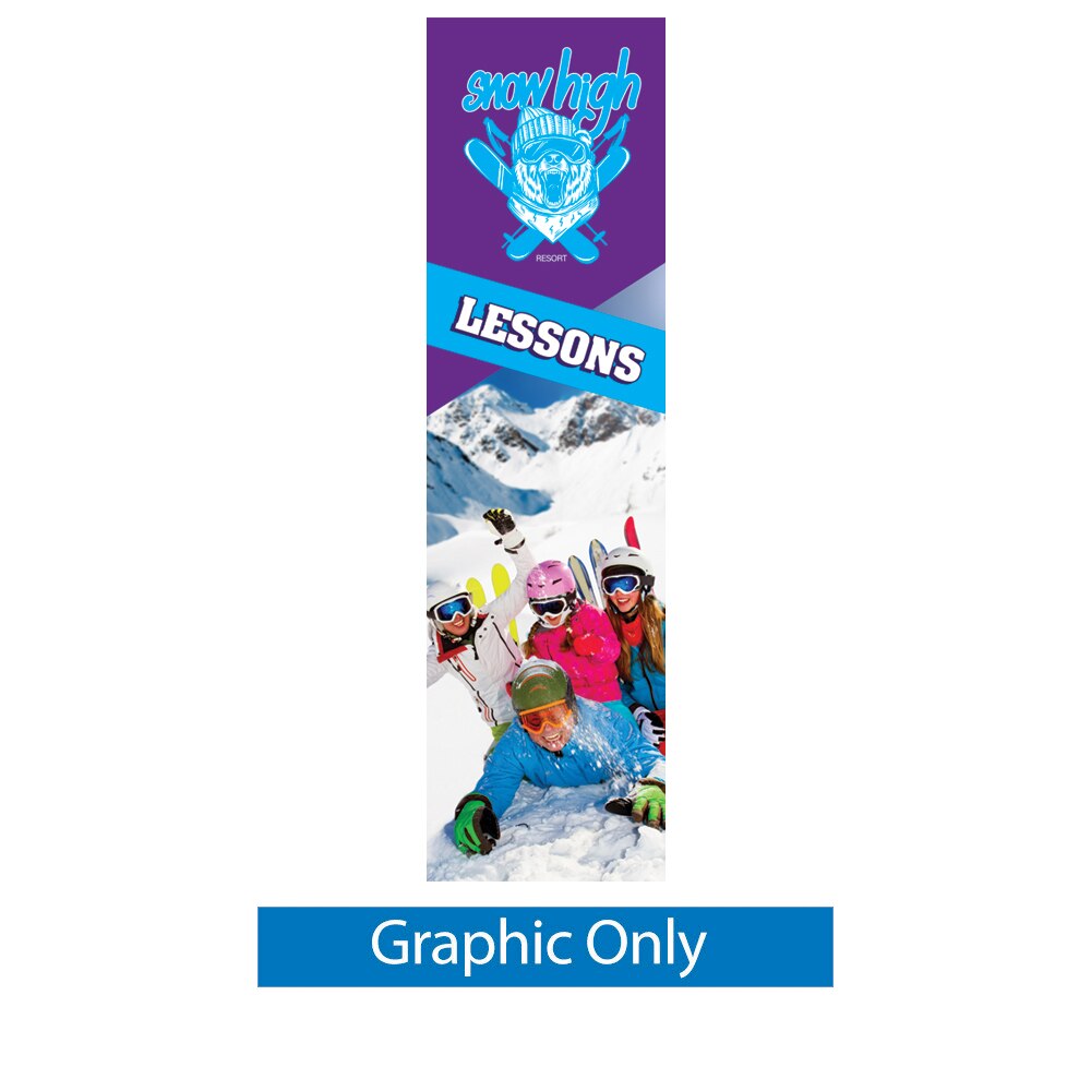 ONE CHOICE® 17 ft. Mondo Flag — Graphic Only / Single Sided